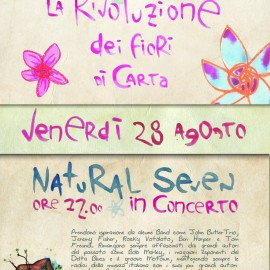 28/08/2015 – Concerto di Natural Seven „La rivoluzione dei fiori di carta“ – La Ca Buiota