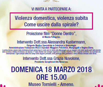 18/03/2018 |Giornata contro la Violenza sulle Donne