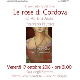 19/10/2018 | Presentazione del libro „Le Rose di Cordova“ alla biblioteca di Gozzano