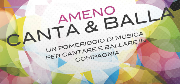 17/02/2019 | Una domenica pomeriggio di musica per cantare e ballare insieme!