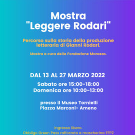 3/04/2022 | Inaugurazione della Mostra “Leggere Rodari”