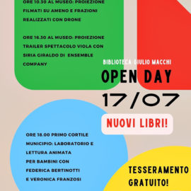 17/07/2022 | Open day della Biblioteca Macchi