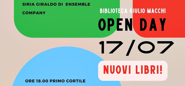 17/07/2022 | Open day della Biblioteca Macchi