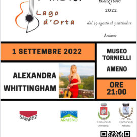 1/09/2022 | Concerto della chitarrista Alexandra Whittingham