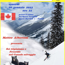 20/01/2023 | Incontro: Sci Alpinismo e Freeride nel Canada selvaggio