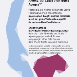 25 – 26/07/2023 | Mappatura per Cartografia Sensibile