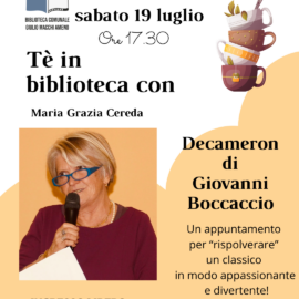 19/07/2025 | Tè in Biblioteca: Il Decameron di Boccaccio 