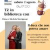 2/08/2025 | Tè in Biblioteca: Il Duca che Non Poteva Amare