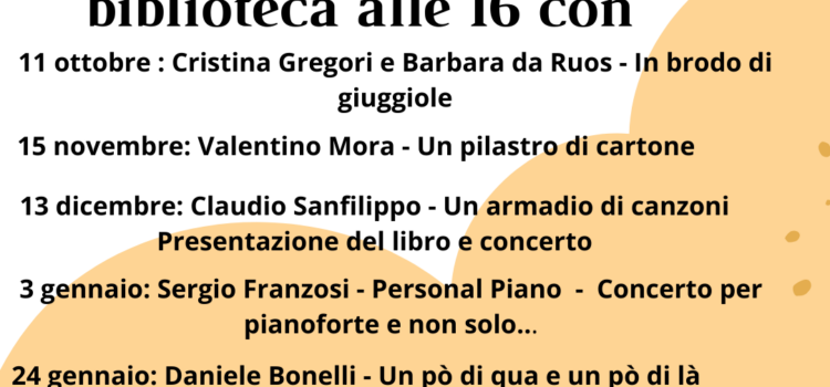 Appuntamenti autunno/inverno 2025-26 | Tè in biblioteca